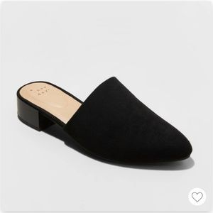 💙2/$40 | NIB NWT A New Day Black Codi Mules 7.5